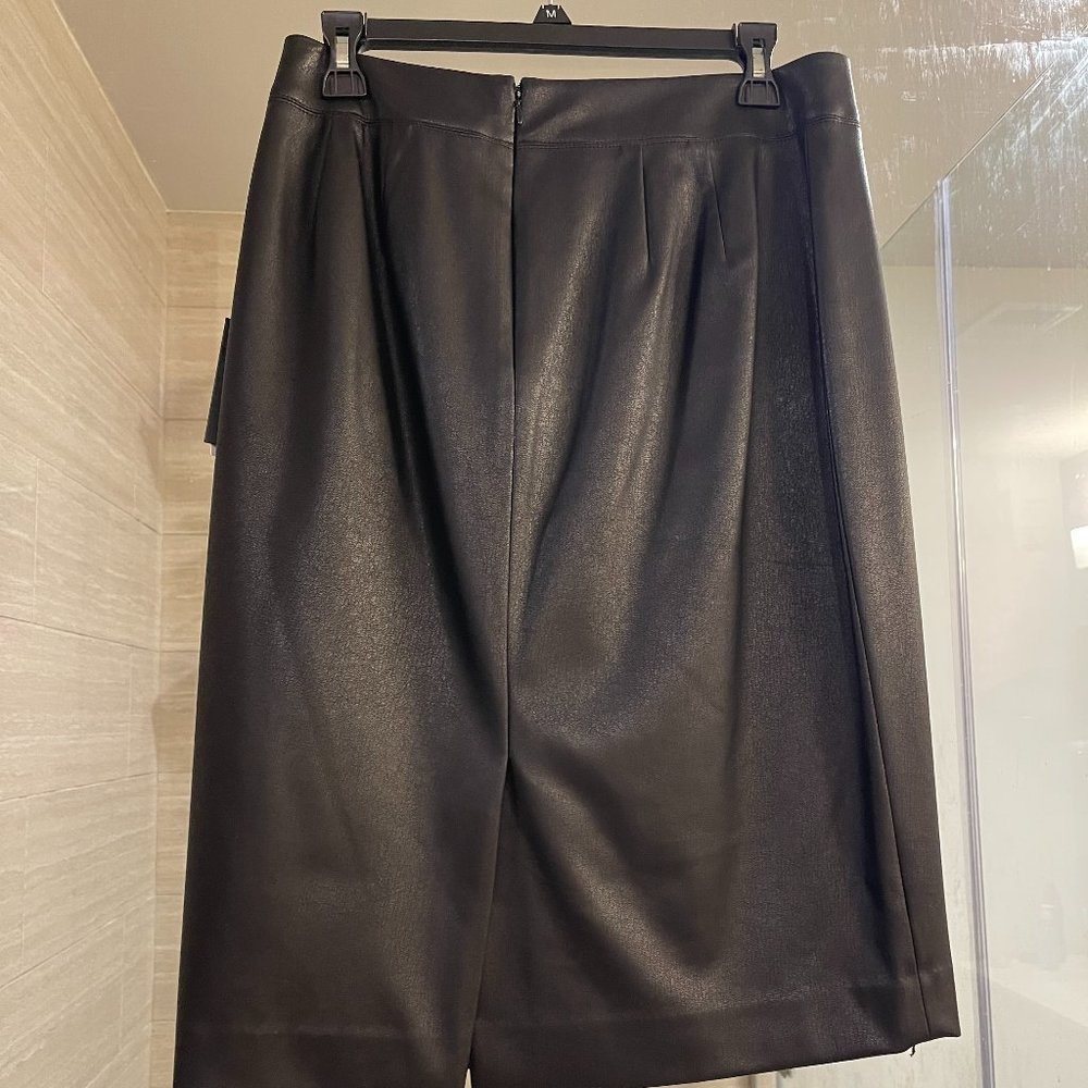Women's Faux Leather Skirt- Size 8